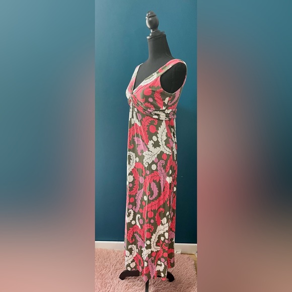 Boden Maxi Dress Jersey Floral Print Tank Sleeveless Multi Colors 8P - Picture 2 of 6